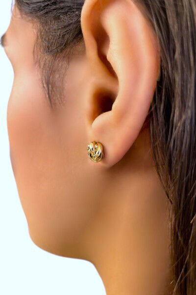 Düğüm Altın Küpe 14KP2091 - Altınaşkı