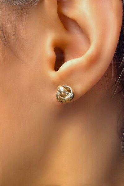 Düğüm Altın Küpe 14KP2092 - Altınaşkı