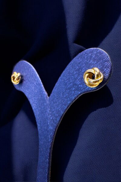 Düğüm Altın Küpe 8KP543 - Altınaşkı