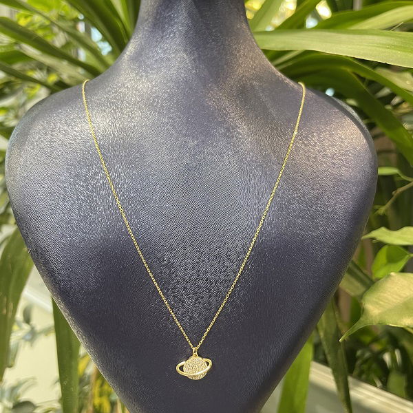 Dünya Altın Kolye 14KLY5438 - Altınaşkı