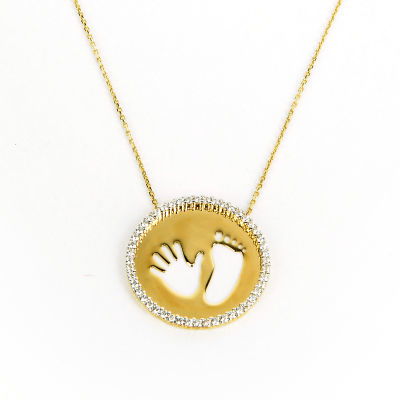 El&Ayak Altın Kolye 14KLY34 - Altınaşkı