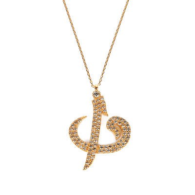 Elif&Vav Altın Kolye 14KLY507 - Altınaşkı