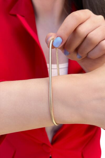 Esnek Altın Bileklik 14KNY7033 - Altınaşkı