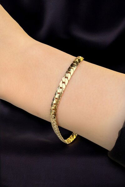 Ezme İtalyan Gurmet Altın Bileklik 14KNY3460 - Altınaşkı
