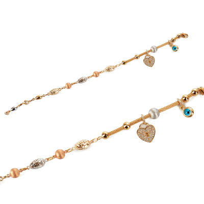 Figürlü Altın Bileklik 14KNY296 - Altınaşkı