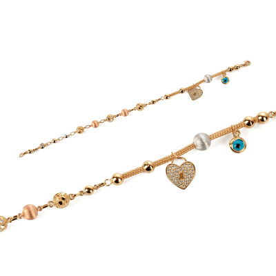 Figürlü Altın Bileklik 14KNY301 - Altınaşkı