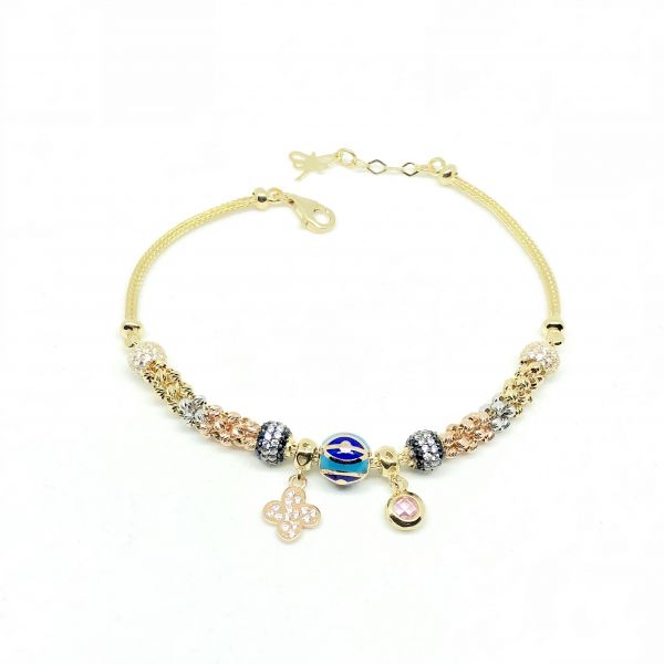 Figürlü Altın Bileklik 14KNY528 - Altınaşkı