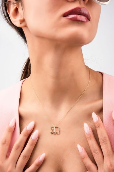 Fil Altın Kolye 14KLY5595 - Altınaşkı