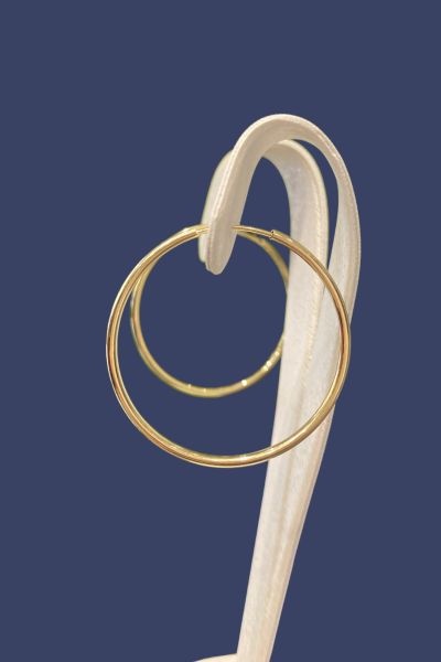 Gizli Kilit Halka Altın Küpe 8KP2668 - Altınaşkı