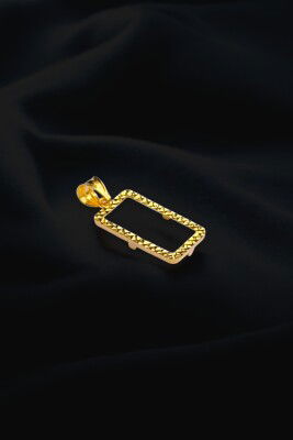 Gram Altın Çerçevesi Altın Kolye Ucu 14KLY8761 - 2