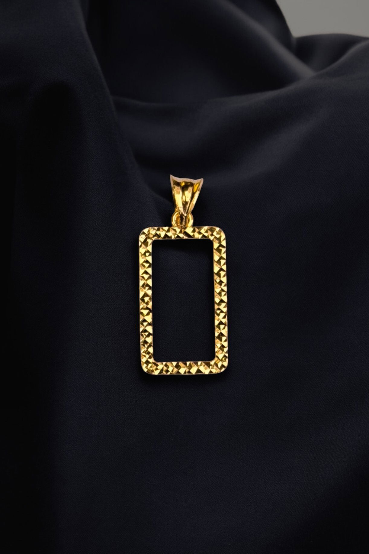 Gram Altın Çerçevesi Altın Kolye Ucu 14KLY8761 - 1