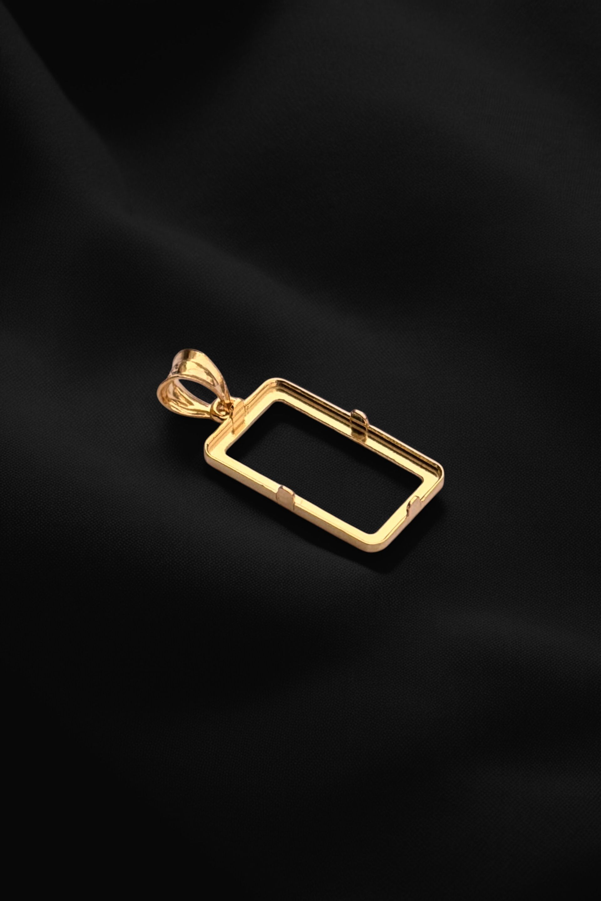 Gram Altın Çerçevesi Altın Kolye Ucu 14KLY8761 - 3