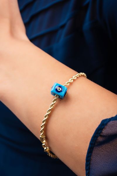 Halat Altın Bileklik 14KNY1133 - Altınaşkı