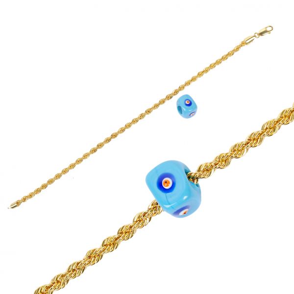 Halat Altın Bileklik 14KNY1207 - Altınaşkı