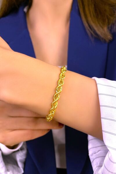 Halat Altın Bileklik 14KNY5479 - Altınaşkı