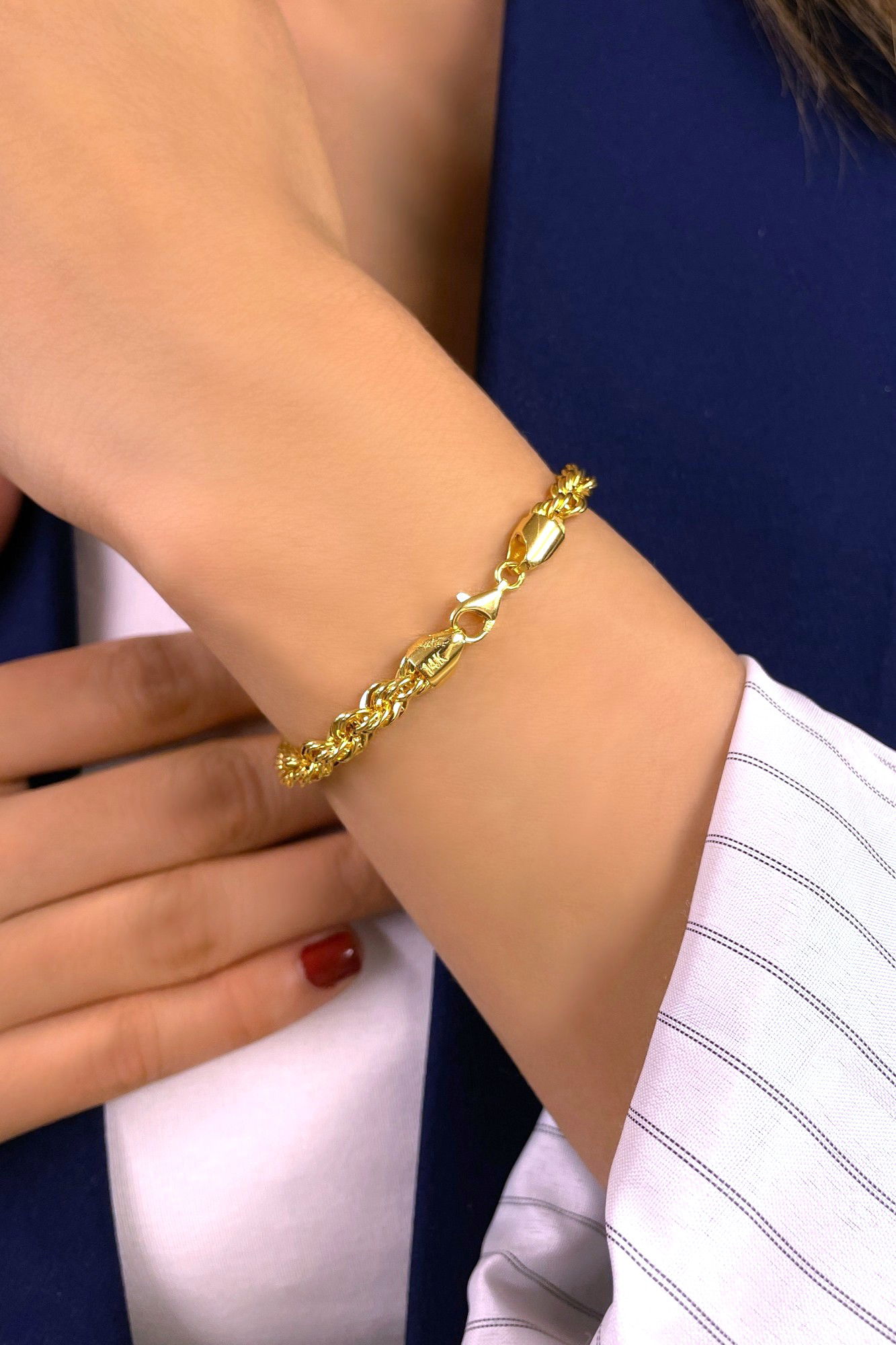 Halat Altın Bileklik 14KNY5479 - 2