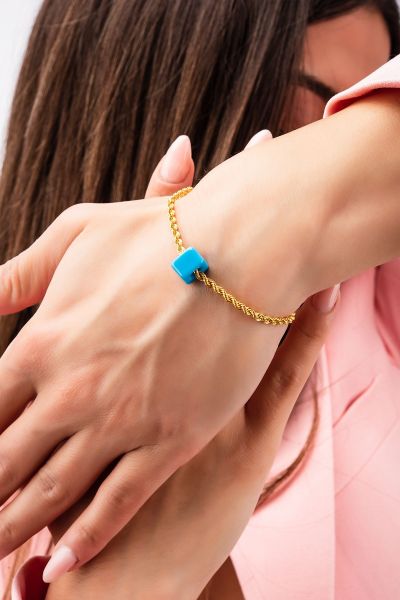 Halat Altın Bileklik 8KNY600 - Altınaşkı