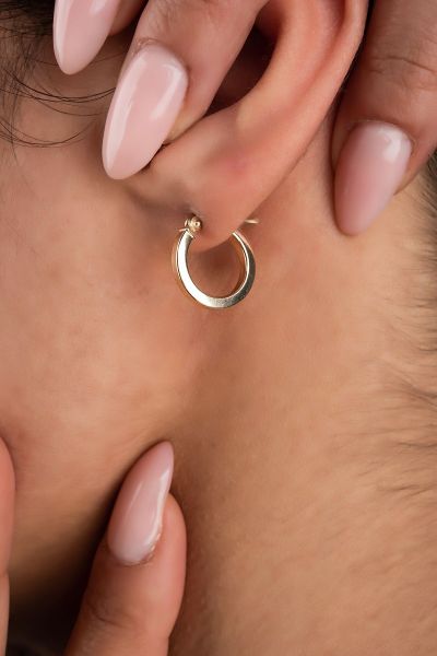 Halka Altın Küpe 14KP1329 - Altınaşkı