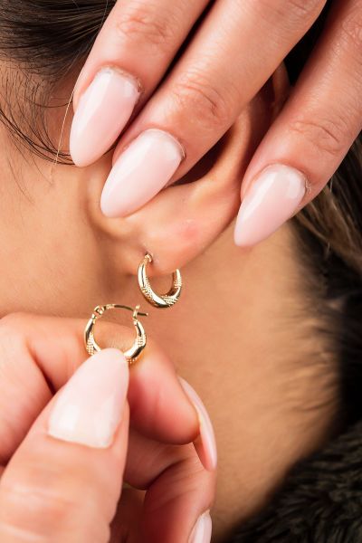 Halka Altın Küpe 14KP1703 - Altınaşkı