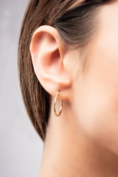 Halka Altın Küpe 14KP2103 - Altınaşkı