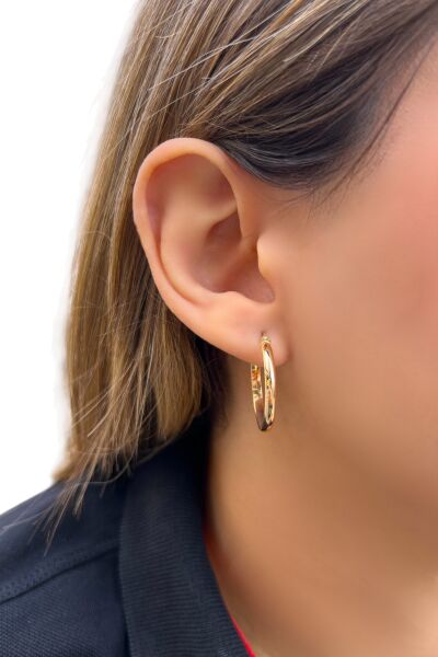 Halka Altın Küpe 14KP5072 - Altınaşkı