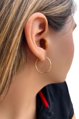 Halka Altın Küpe 14KP5072 - 3