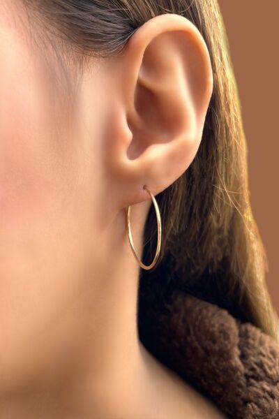 Halka Altın Küpe 14KP5856 - Altınaşkı