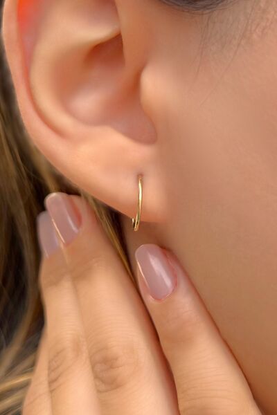 Halka Altın Küpe 14KP6980 - Altınaşkı