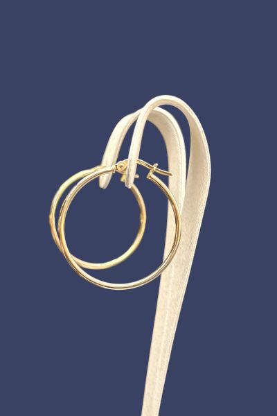 Halka Altın Küpe 14KP7264 - Altınaşkı