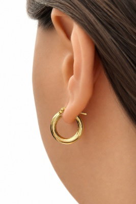 Halka Altın Küpe 8KP2683 - 1