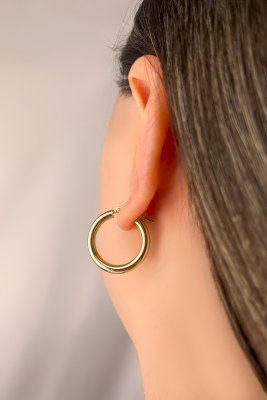 Halka Altın Küpe 8KP3099 - 1