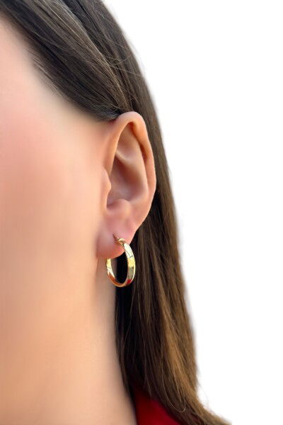 Halka Altın Küpe 8KP565 - Altınaşkı