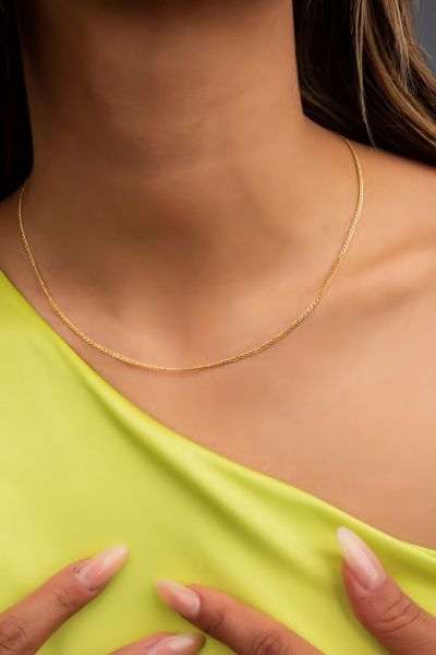 Halka Altın Zincir 14ZNR5519 - Altınaşkı