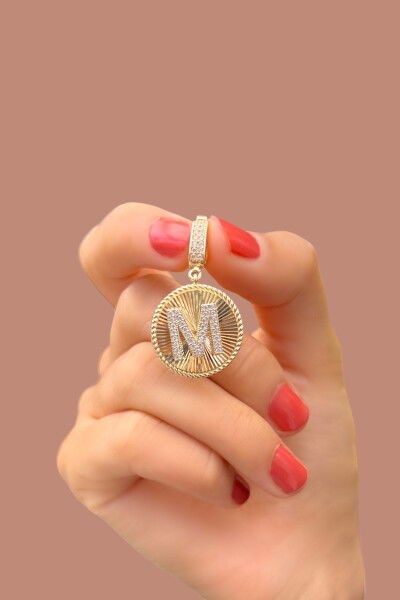 Harf Altın Kolye & Bileklik Ucu 14KLY4498 - Altınaşkı