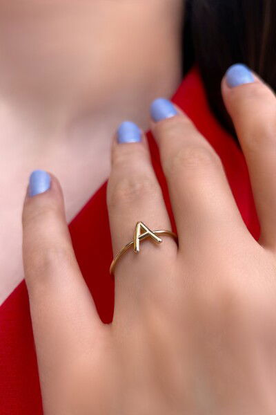 Harf Altın Yüzük 14YZ3941 - Altınaşkı