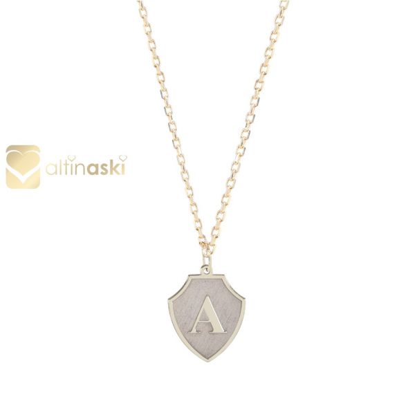Harfli Altın Kolye FYA167 - Altınaşkı