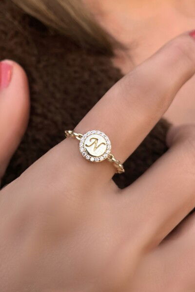 Harfli Altın Yüzük 14YZ4422 - Altınaşkı