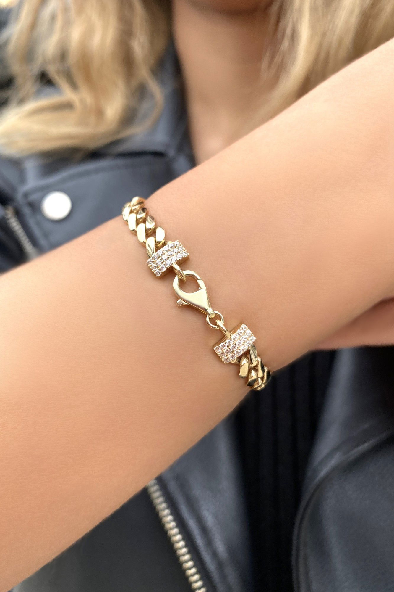 Harfli Gurmet Altın Bileklik 14KNY2630 - 3