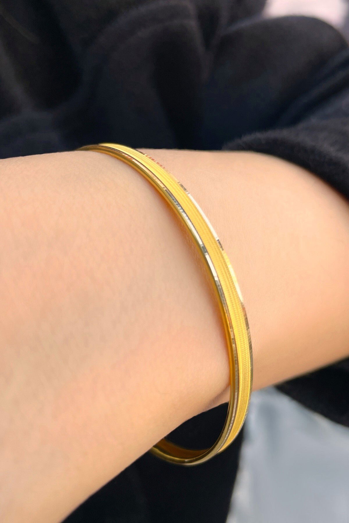 Hediyelik Altın Bilezik 14BZK641 - 1