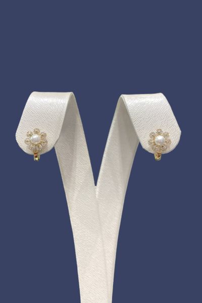 İncili Altın Çocuk Küpe 8KP3842 - Altınaşkı