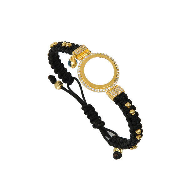 İpli Çeyrek Çerçeveli Altın Bileklik 14KNY821 - Altınaşkı