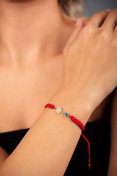 İpli Güneş Altın Bileklik 14KNY2222 - Altınaşkı