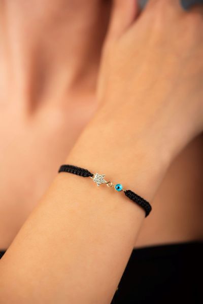 İpli Yıldız Altın Bileklik 14KNY2223 - Altınaşkı