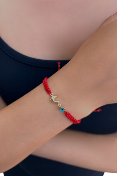 İpli Yunus Altın Bileklik 14KNY4532 - Altınaşkı