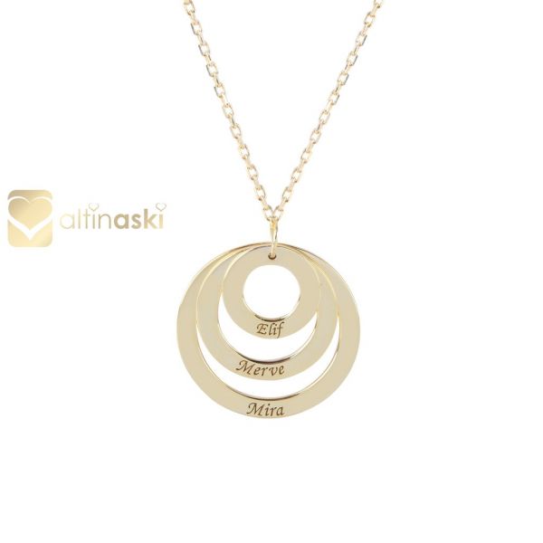 İsimli Altın Kolye FYA170 - Altınaşkı