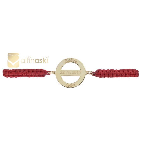 İsimli İpli Altın Bileklik FYA205 - Altınaşkı