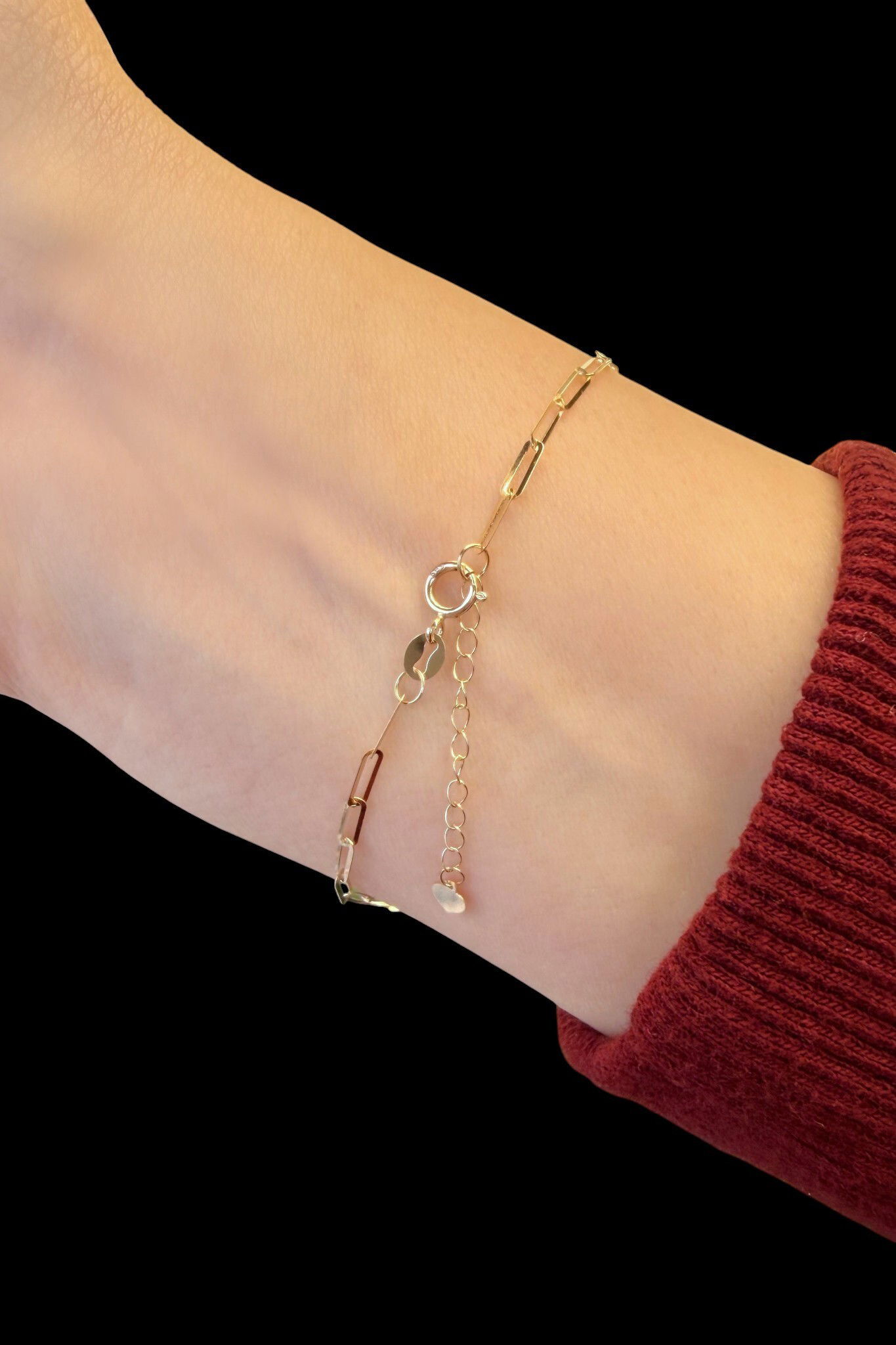 İtalyan Ataş Topçuk Altın Bileklik 14KNY9527 - 2