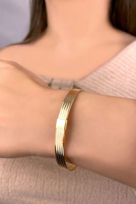 İtalyan Esnek Altın Bileklik 14KNY1031 - 2