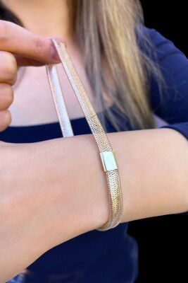 İtalyan Esnek Altın Bileklik 14KNY9310 - 2