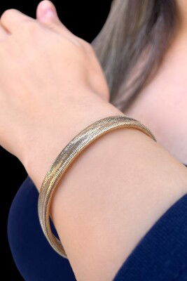 İtalyan Esnek Altın Bileklik 14KNY9310 - 3